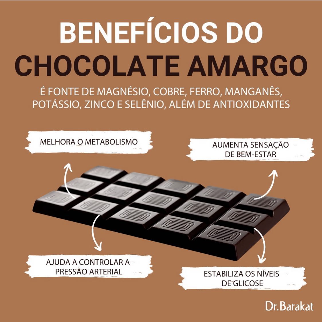 Os benefícios do chocolate amargo | Blog do Dr. Barakat